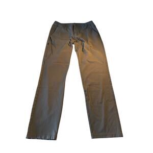 BYLT Premium Basics Mens 36x32Stretch Chino Pants Gray/Green Casual Preppy EUC